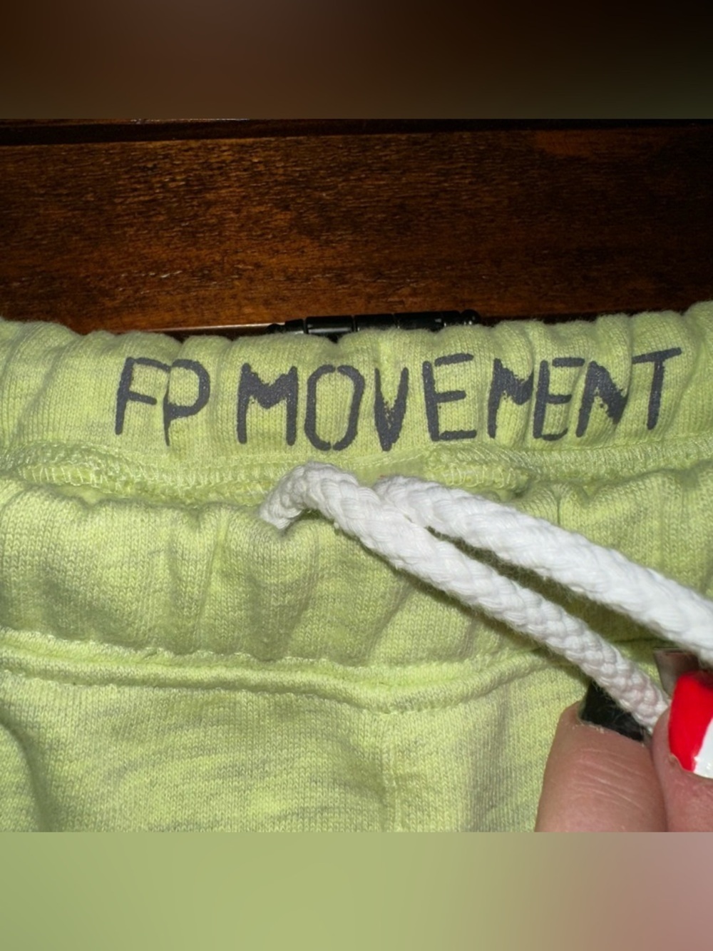 NEW FP Movement "For the Win" Long Shorts in the color "Sour Citrus". Sz S - Picture 7 of 12